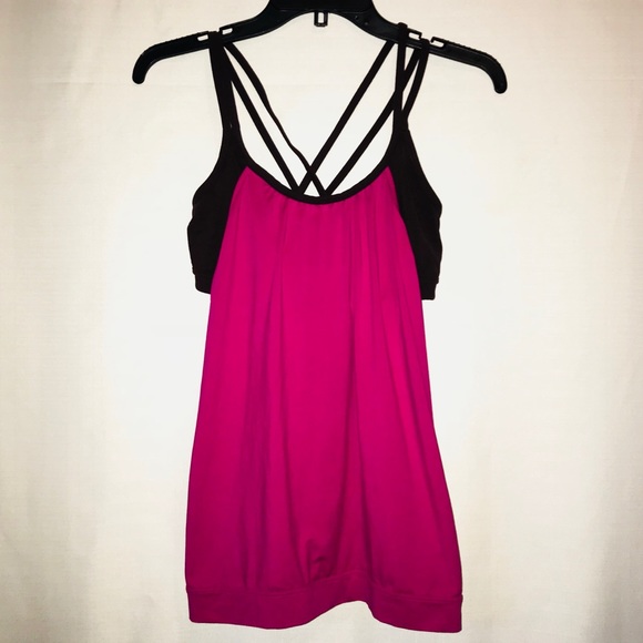 Athleta Hidden Agenda Berry Brown Tank - Picture 5 of 9